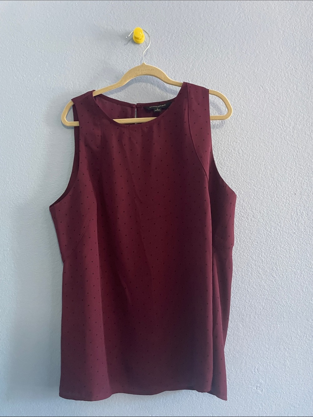 Maroon Banana Republic Blouse
